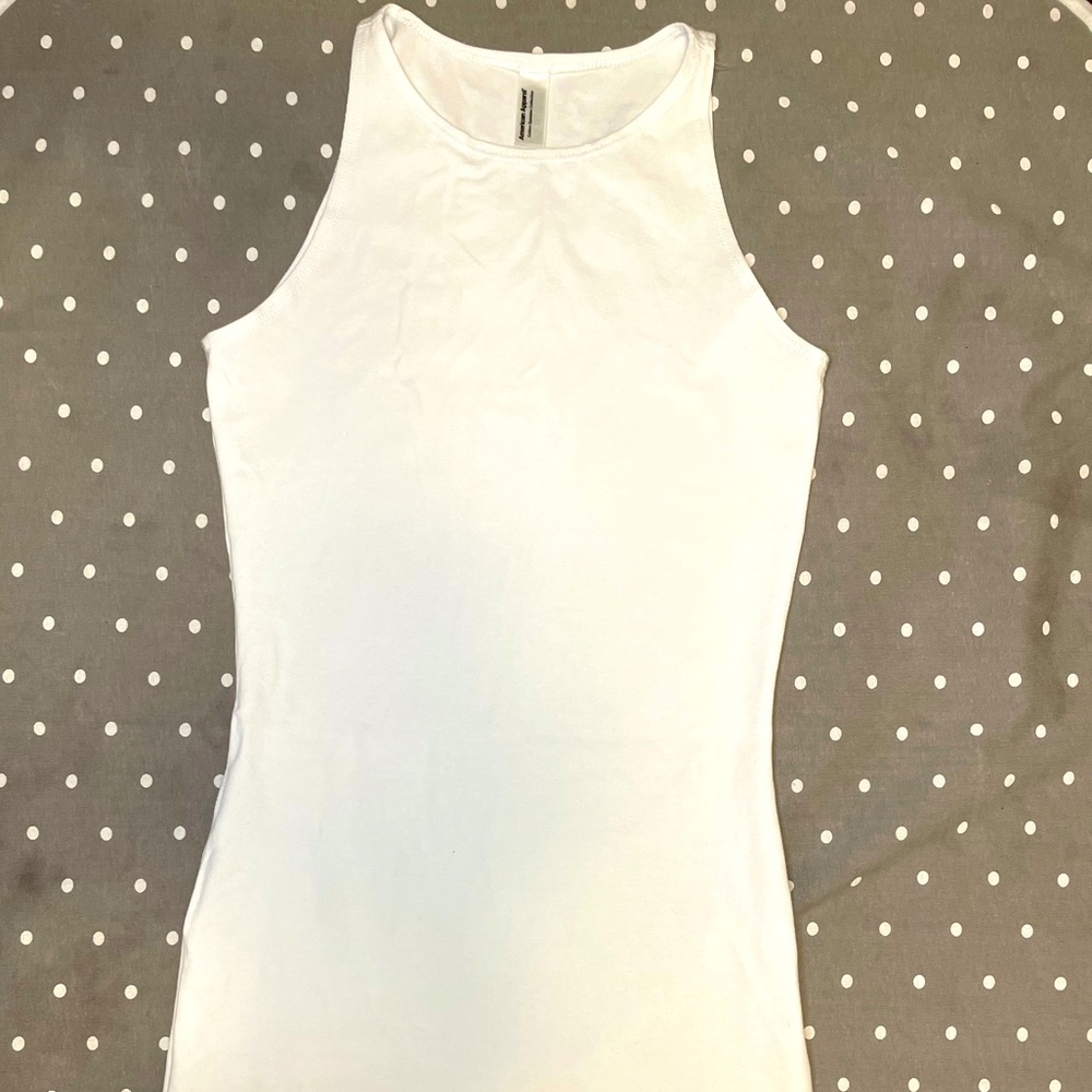 America apparel white mini dress size xs